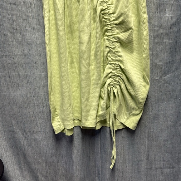 Noisy may Green Ruched Asymmetrical dress size XL - Picture 4 of 9
